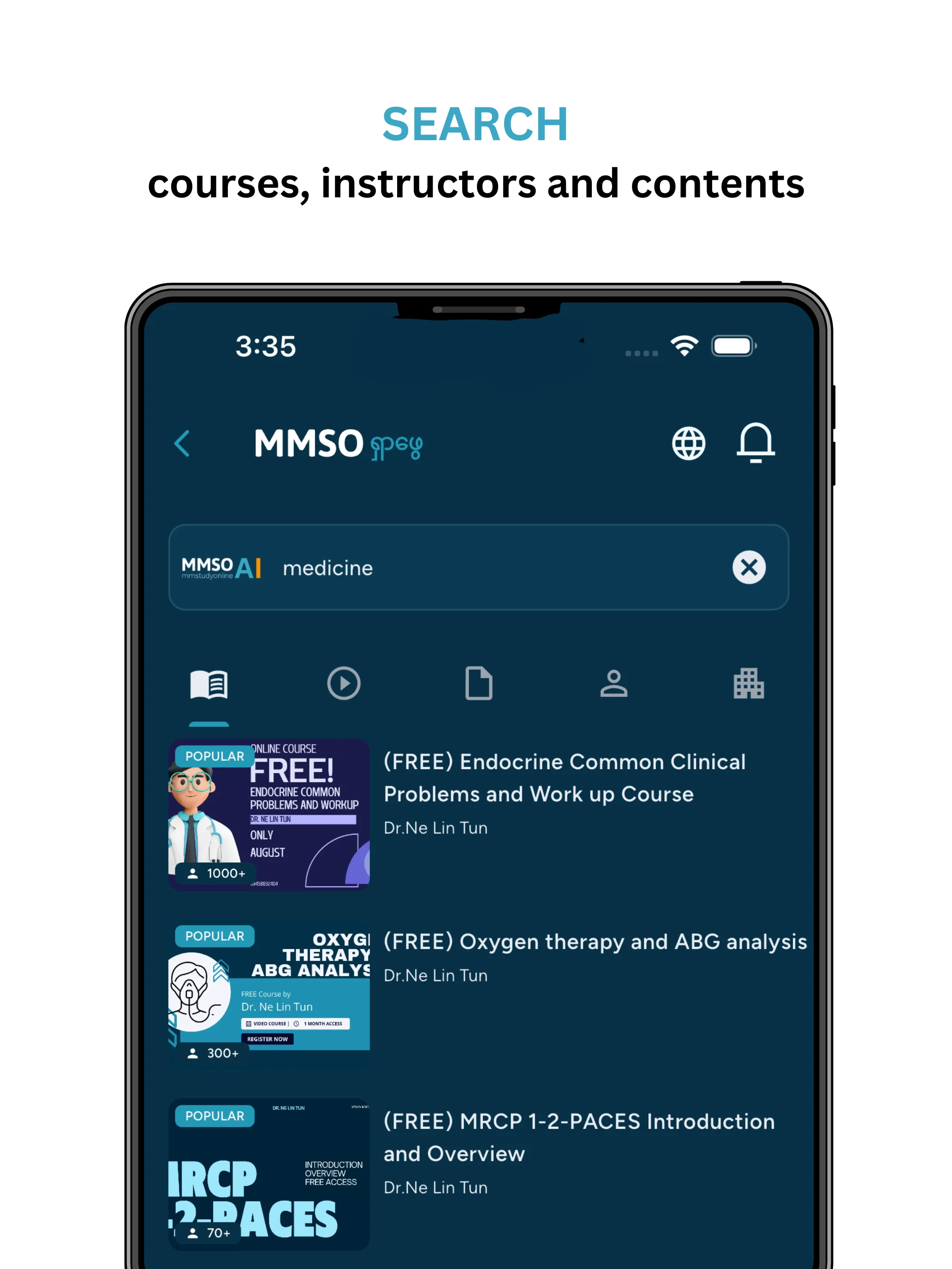 MM Study Online (MMSO) screenshot